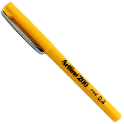 Picture of Artline writing pen EK-200N 0.4mm yellow