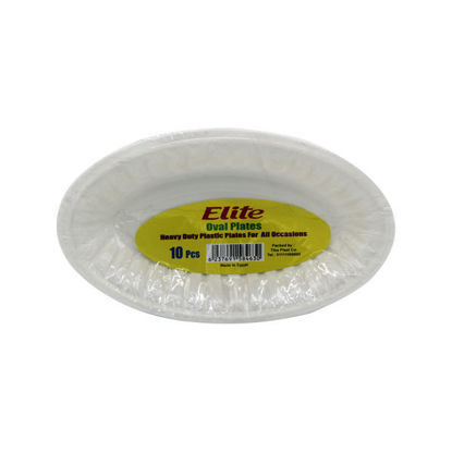 Picture of  plates - Elite - Oval - Plastic  10