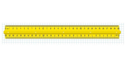 Picture of Ruler , Ark , Plastic , Clear ,30 Cm ,Model 088