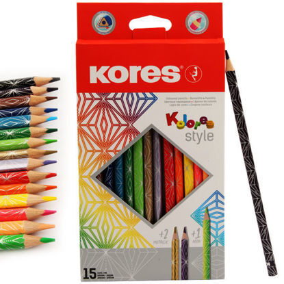 Picture of Kores Colored Pencils 15 Pieces NO: 93310