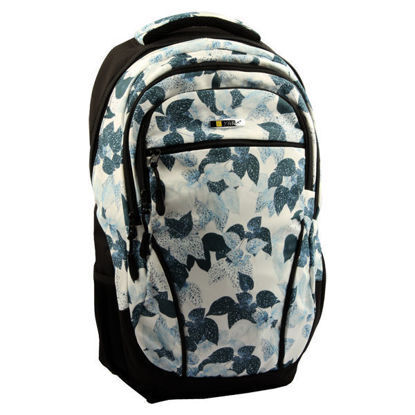 Picture of School bag Yara 4 wooded zippers Model 888