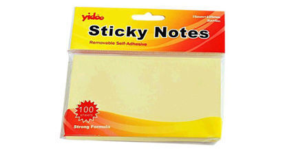 Picture of Post It Yado  75*125 ml A05 yellow 3*5