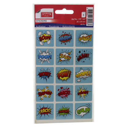 Picture of Tanix Sticker for Kids 15 PIECES 3 sheets model STC-1