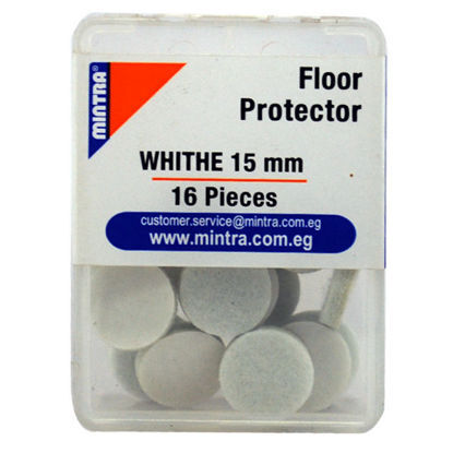 Picture of Floor Protector – Mintra – Double Face – 15 Mm – White Color - 16 Pcs  - No. 95984