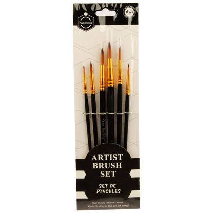 Picture of Drawing Brush Set 6 Pieces Round Model A6118R