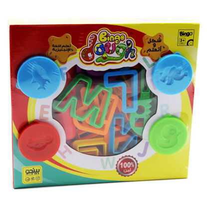 Picture of 	Bingo Dough English Letters + 4 Cans NO:HK-9928