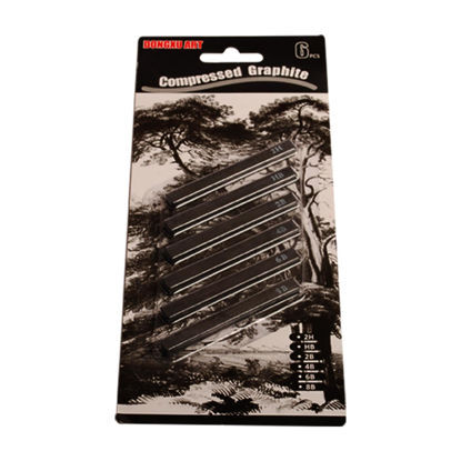 Picture of DONCXU CHARCOAL BAR SET 6 PCS GRAPHIT / CARD