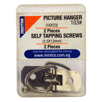 Picture of Picture Hanger  - Mintra - Metal - Tying Nail 16 - 3.5 x 12 mm - 2 Pieces - No. 94480
