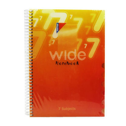 Picture of Wired Notebook Wilde 168 Sheets 7 Separators A4