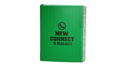 Picture of New Jumbo Lined notebook, 200 Sheets, 5 Spaces size 20 x 28