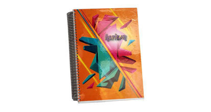 Picture of Horizon Notebook Hard Cover  200 sheets 4 spacer A4
