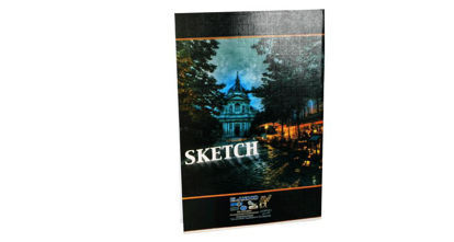 Picture of Notebook 80 sheets English sheet Dual notebook page A4 