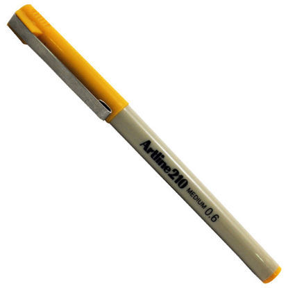 Picture of Artline writing pen EK-210 N 0.6mm yellow