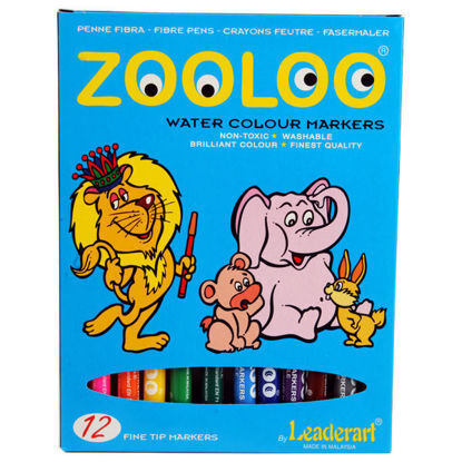 Picture of Zooloo Flomaster Colors- 12 Colors