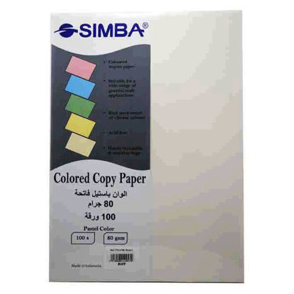 Picture of photocopy paper (Light pastel colors) 80 g 100 sheets sugary