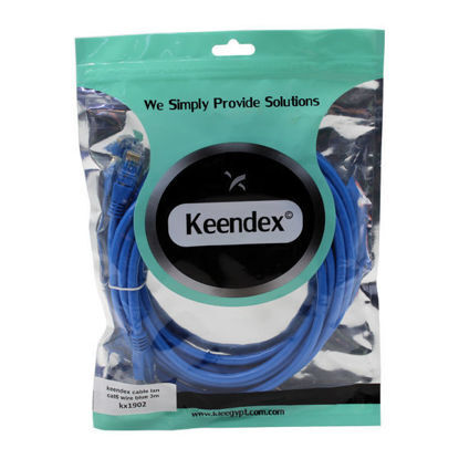 Picture of keendex cable lan cat6e wire blue 3m 1902