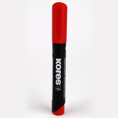 Picture of KORES Marker permanent XP2 chisel Red Nr 20957