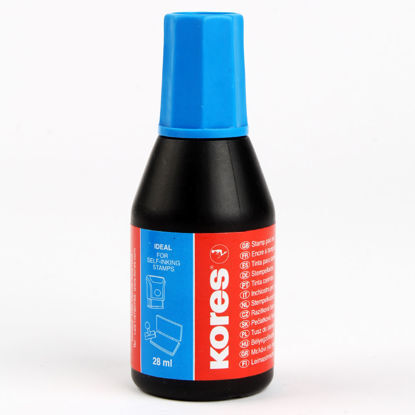 Picture of Kores Stamp Pad ink, 28 mm blue, model 71308