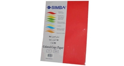 Picture of Simba Photocopy Paper Package 10 Vivid Colors 80 gm 250 Sheets A4