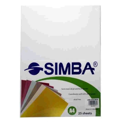 Picture of Simba Photocopy Paper Package colors 210 gm 25 Model Ribbed Paper
