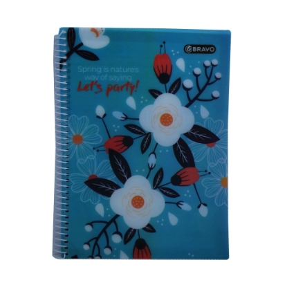 Picture of Notebook - Sasco - Wire - Plastic - 100 Sheets - A5