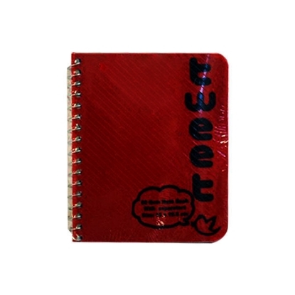 Picture of Wire notebook tweets 120 sheets 3 spacer A6
