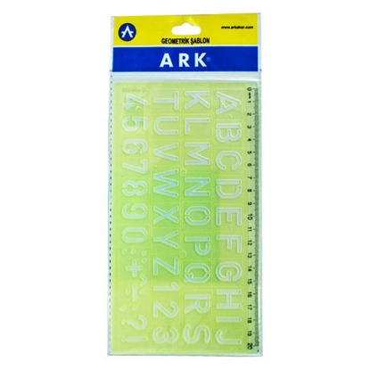 Picture of Mold - Ark - Letter & Number - 20 Cm - No. 121