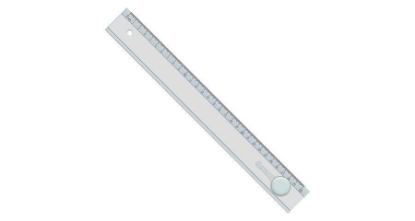 Picture of RULER ARK TRANSPARENT PLASTIC WITH MAGNIFIER 30 CM MODEL P 179