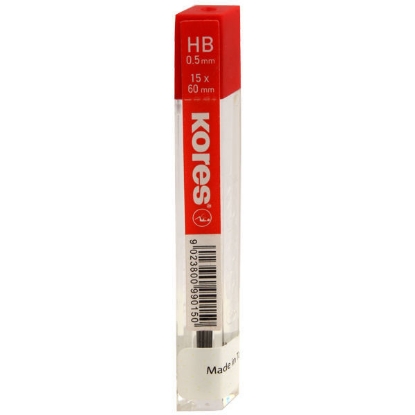 Picture of "KORES Mechanical Pencil Leads, HB 0,5mm NO:99015"