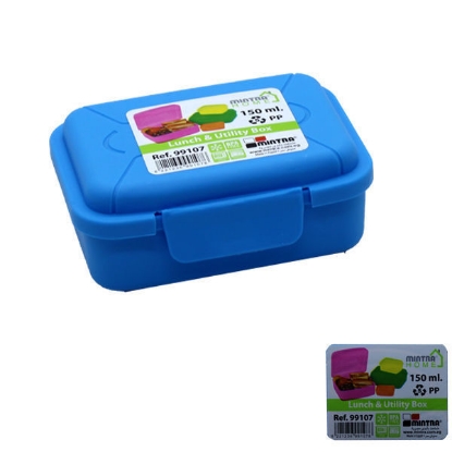 Picture of Mintra Small Square Lunch Box 150 ML Model 99107