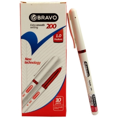 Picture of Bravo Ballpoint pen 1 mm model 200 Red