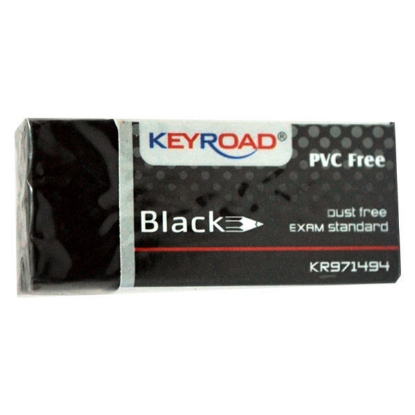 Picture of Eraser , Key Road ,1 Pcs , Small ,Black , Model KR971494