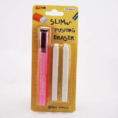 Picture of Eraser , Pen Shape+ ( 2 Spare Eraser ) , Model  YZ-1501-2