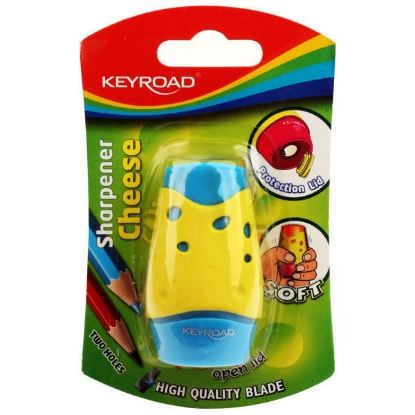 Picture of KeyRoad sharpener 2 eyes / card, with a high-quality blade Model KR971158