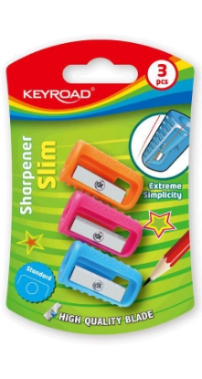 Picture of Keyroad sharpener, 3 pieces, 1 hole for each piece, with a high-quality blade