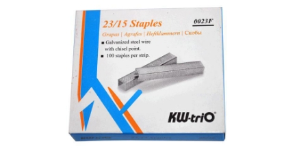 Picture of KW stapler pin 1000  pieces  size 23/15