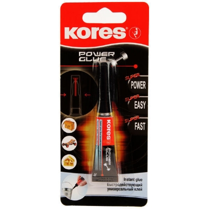 Picture of  Power Glue, Kores, 3 g , Best Adhesive ,No. 26314