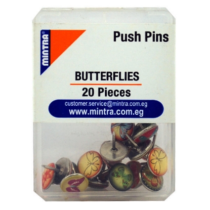 Picture of Mintra board pin ,Butterfly,20 pieces ,model 101401 , No. 95479