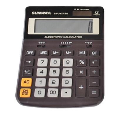 Picture of Sunway desktop calculator SW-2475