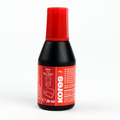 Picture of Kores Stamp Pad Ink, 28mm, Red model 71328