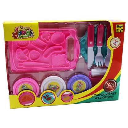 Picture of Bingo Dough Vegetables/Teddy Bear Mold + 3 Cans - Vegetables NO:HK-0078