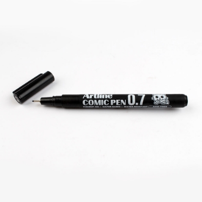 Picture of  Felt-Tip pen - Artline - 0.7 Ml - Black Color - EK-287-COMIC