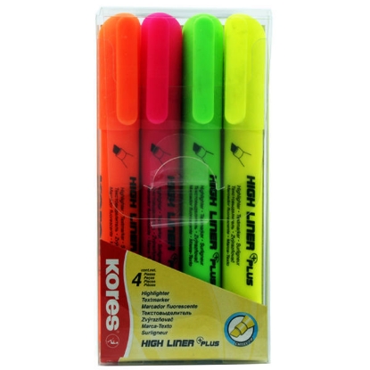 Picture of Phosphorous highlighter  pen set 4 color plus No. 36040