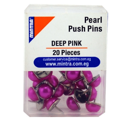 Picture of Office Pin Board Pearl color (deep pink Z30) 20 pcs 95658