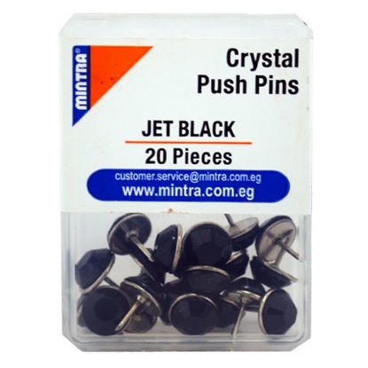 Picture of Board Pin Crystal color (jet black) 20 pieces 95675