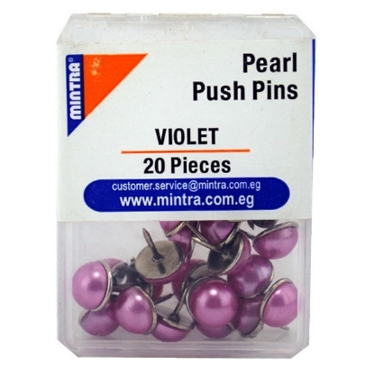 Picture of Office Pin Board Pearl color (violet Z13) 20 piece 95651