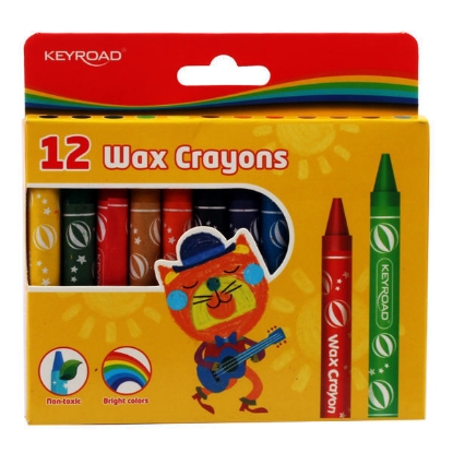 Picture of KEYROAD CRAYON COLORS 12 COLOR JUMBO MODEL KR971305