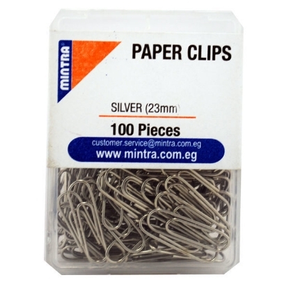 Picture of Silver Paper Clips 23 mm Code 94351