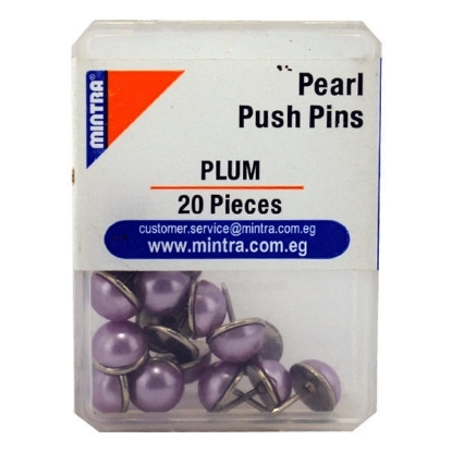 Picture of Office Pin Board Pearl color (Plum Z11) 20 pieces 95650