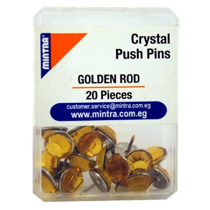Picture of Board Pin Crystal color (goldenrod 10 ) 20 pieces 956